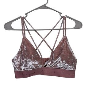 Victoria's Secret Crushed Velvet Strappy Bralette